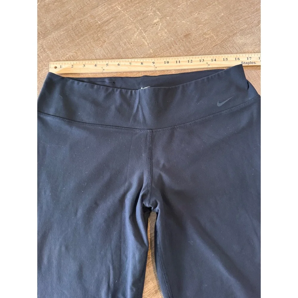 Nike Dri-FIT Legend Black Straight Leg Yoga Training Pants XL Long Womens